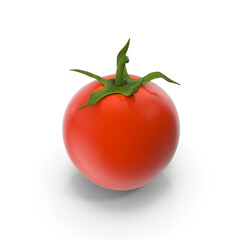Red Cherry Tomato isolated on transparent background