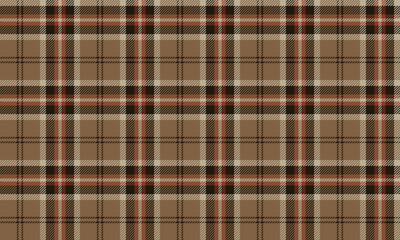 Seamless plaid patterns in brown, beige, and orange create a warm, classic feel. Perfect for designing clothes, skirts, and pants, adding a stylish vintage charm.