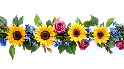 Floral arrangement display studio photography bright top-down nature's beauty highlighted
