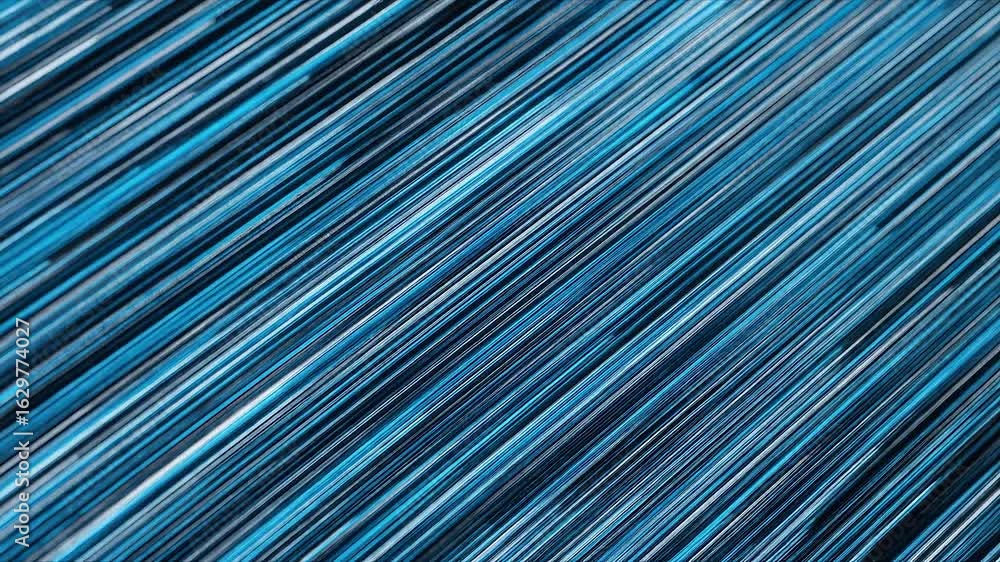 Aufkleber dynamic abstract lines flowing in blue and white creating a modern aesthetic background