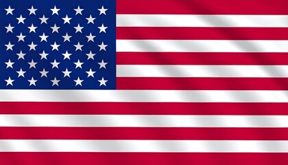 Fototapeta premium The American Flag - A Symbol of Freedom, Unity, and the United States