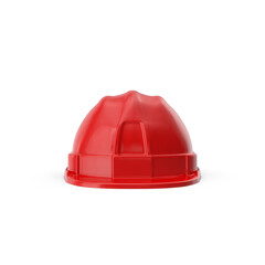 Fototapeta premium Red Safety Helmet isolated on transparent background