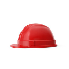 Red Safety Helmet isolated on transparent background