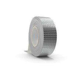 Reel Aluminum Waterproof Repair Tape isolated on transparent background