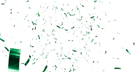 3d render of confetti floating isolated. multi color confetti falling down isolated on transparent background. Falling gold foil, flying yellow glitter. Christmas holiday. confeti png