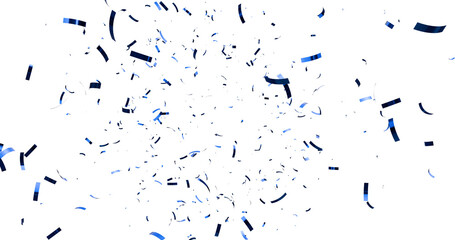 3d render of confetti floating isolated. multi color confetti falling down isolated on transparent background. Falling gold foil, flying yellow glitter. Christmas holiday. confeti png