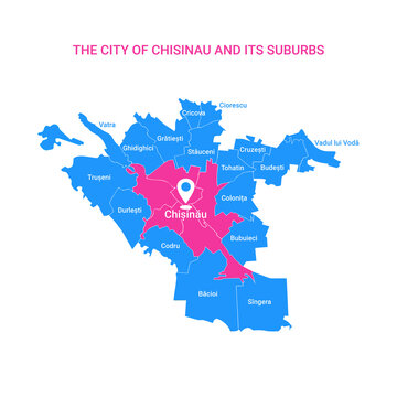 the city of Chisinau and its suburbs