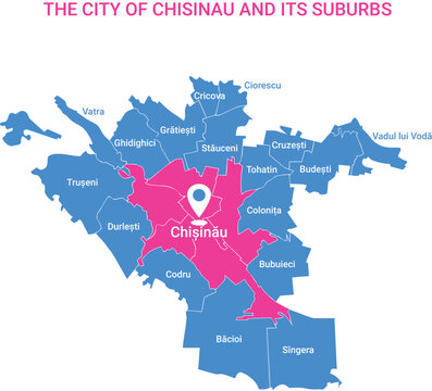 the city of Chisinau and its suburbs