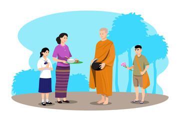 character set in modern style vector illustration