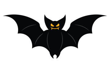 Halloween bat collection,halloween bat element, bat flock halloween element, vector black bat,