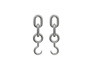 Fototapeta premium meat hook icon 3d illustration render