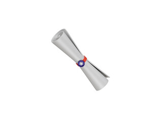 diploma icon 3d  illustration render