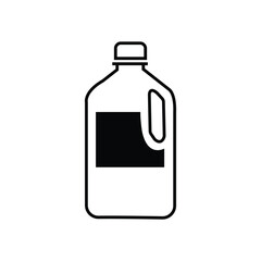 jug,liquid,container flat icon for water drink storage design vector graphic for kitchen use
