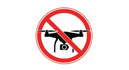 This is a no drone fly zone stock 