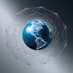 A mesmerizing abstract visualization featu