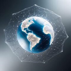 A mesmerizing abstract visualization featu