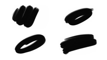 black, brush, stroke, paint, splash striking PNG grunge texture with rough edges on transparent background. This PNG Overlay is perfect for banners, posters, and vintage effects.