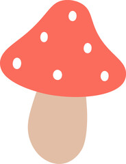 Fly Agaric Mushroom Cartoon