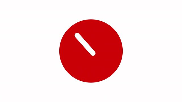 Check-mark and Cross mark animation on white background. Success symbol. Symbol of mistake. 4k stock footage