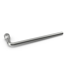 Fototapeta premium L-Shaped Socket Wrench Isolated on Transparent Background