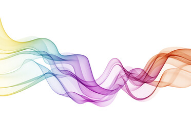 Fototapeta na wymiar Abstract Background, Transparent Waved Lines. Soft Blue Yellow and Green Pink Smoke Wave BG. Rainbow Spectrum Colorful Gradient Flowing Wavy Lines. Vector illustration.