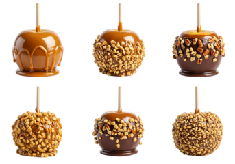 Six Caramel Apples: Variety Pack