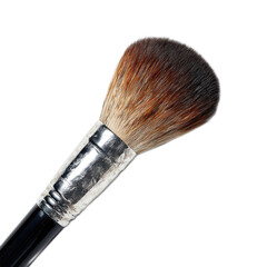 Fototapeta premium High-Quality Makeup Brush with Soft Bristles on White Background