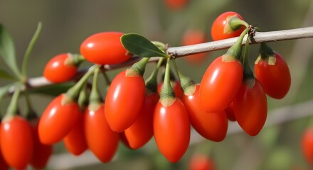 cherry tomatoes on the vine "Fresh Cherry Tomatoes on the Vine – Organic Garden Harvest Closeup"
