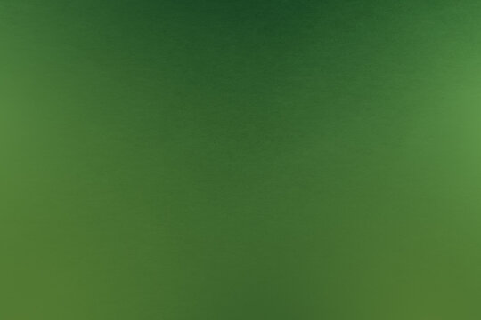 Paint solid green tone color paint on eco environmental friendly cardboard box blank craft paper texture background with space minimal style