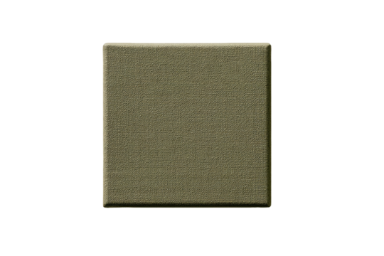 A muted taupe-gray square, textured like pressed felt or cardboard, set against a black background.  Visible slight pixelation or distortion at the edges