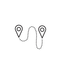 location icon, vector best line icon.
