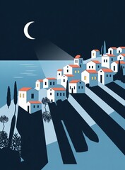  night view of the city 
