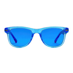Blue Sunglasses with Clear Frame for Summer Fashion Accessory
