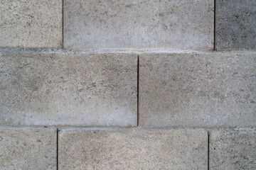 Symmetrical Concrete Cinder Block Wall Texture