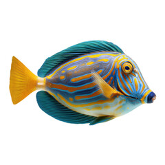 Vibrant Colorful Fish with Unique Patterns and Fins Swimming Gracefully