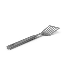 Metal Spatula Isolated on Transparent Background