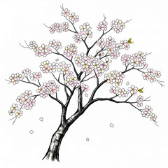 Fototapeta premium cherry blossom branch