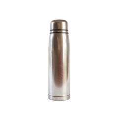 Stainless steel thermos, perfect for keeping beverages hot or cold. Ideal for travel, picnics, or outdoor activities, showcasing durability and modern design.