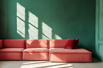 Low-profile modular couch