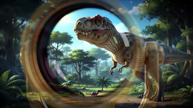 TRex through a cosmic lens.