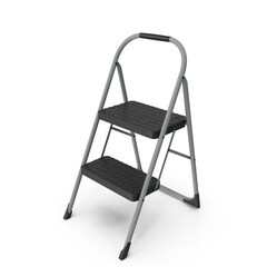 Two-Step Folding Ladder Isolated on Transparent Background © Realistic Images