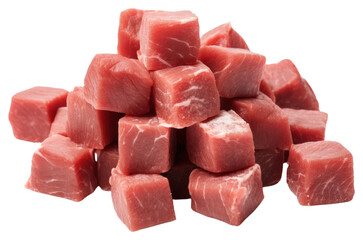 PNG Beef cubes meat food