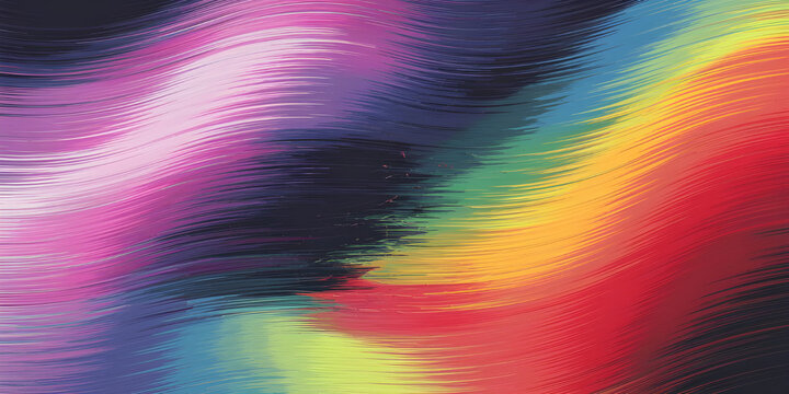 Fototapeta Unique abstract background with motion brushes blur. Colorful gradient for wallpaper or any bacground screen
