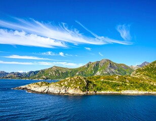 Obraz premium Scenic Coastal Landscape