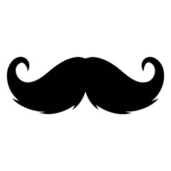 Fototapeta premium Download mustache vector graphic design element for men's fashion and facial hair illustration art