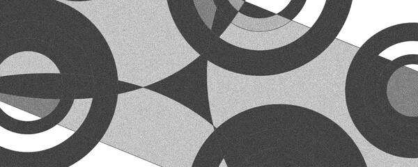 Minimalist banner background, gray, and black gradient. Circle effect style, geometric and abstract background. Ep 10.
