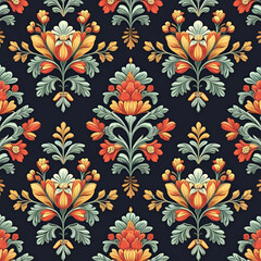 Ornamental Floral Pattern Designs