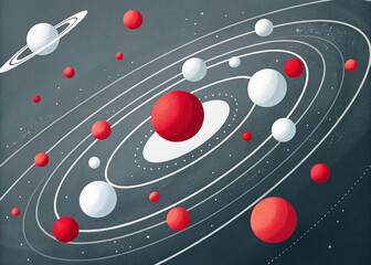 abstract background with circles