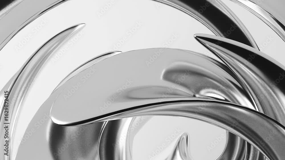 Poster 3d render of abstract art background animation with abstract moving shape
