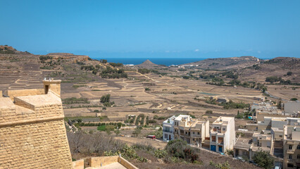 Views from the island of Gozo, Malta